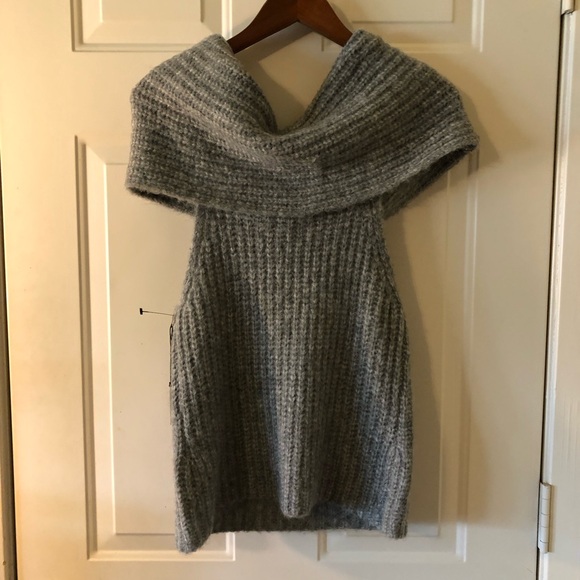 Free People One Jada off shoulder sweater NWT Med - Picture 4 of 6